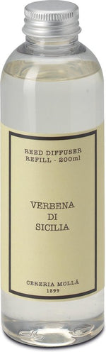 Giftset Mikado Geurstokjes 100ml met Refill 200 ml Verbena di Sicilia