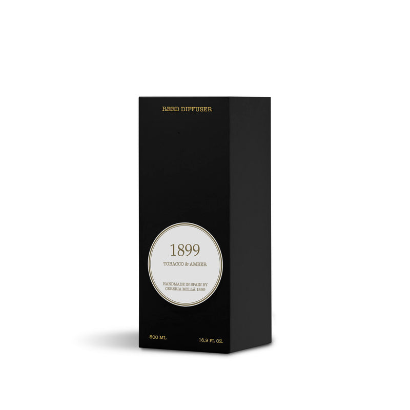 Reed diffuser Mikado XL 500ml Tobacco & Amber Gold Edition